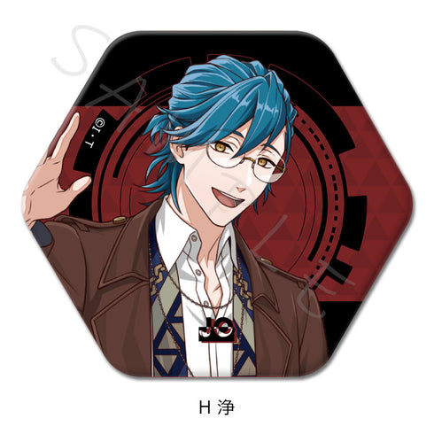 『ライドカメンズ』六角形缶バッジ H 浄